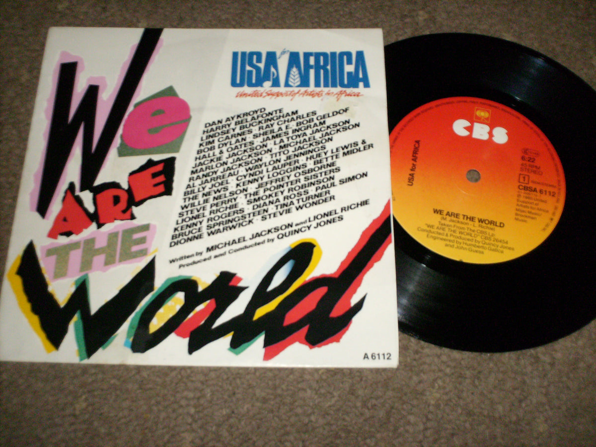 USA For Africa - We Are The World – Vinyl Memories