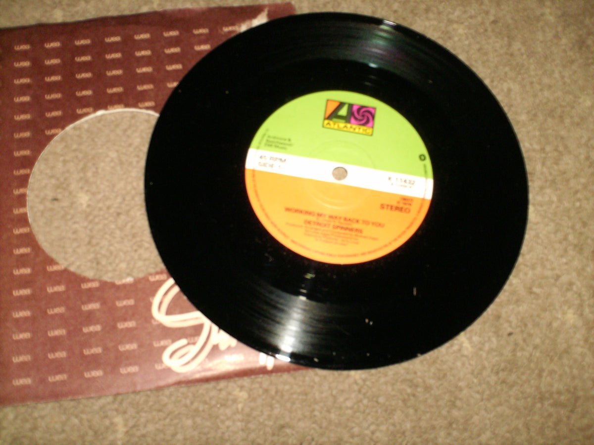 Detroit Spinners Working My Way Back To You Vinyl Memories