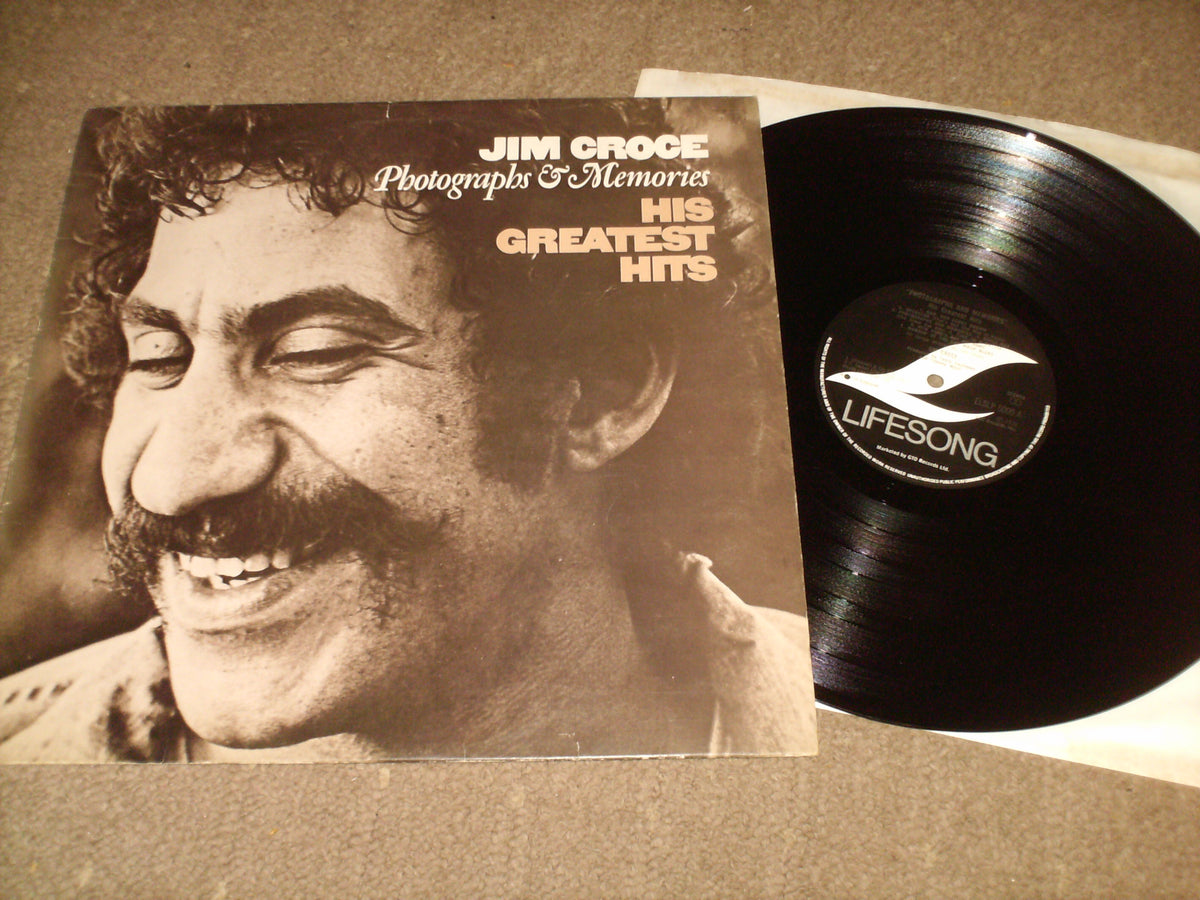 Jim Croce Photographs & Memories His Greatest Hits Vinyl Memories