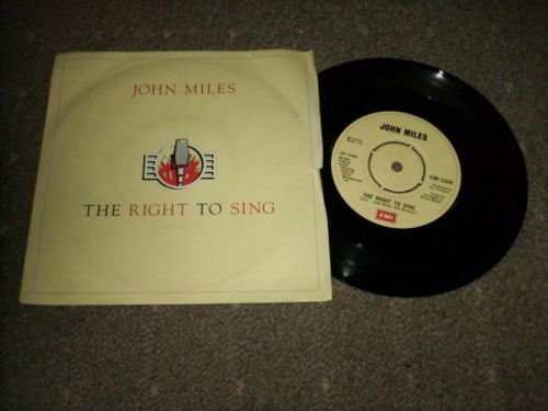 John Miles - The Right To Sing