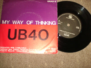 UB 40 - My Way Of Thinking