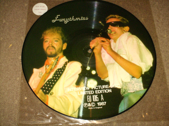 Eurythmics - Interview Picture Disc