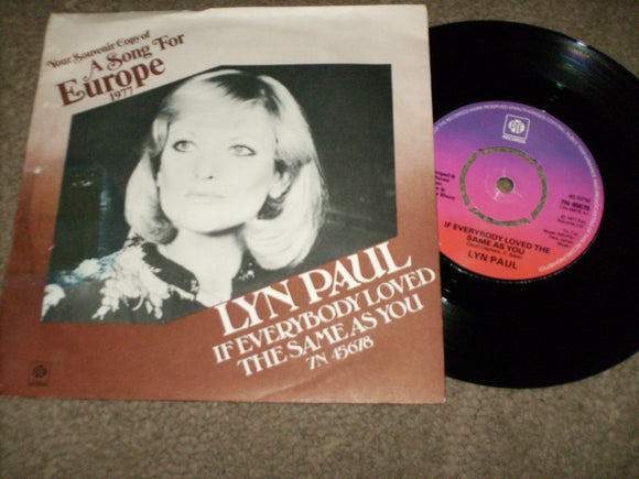 Lyn Paul - If Everybody Loved The Same As You