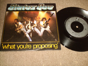 Status Quo - What You're Proposing