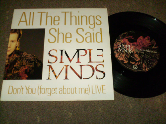 Simple Minds - All The Things She Said