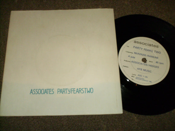 Associates - Party Fears Two