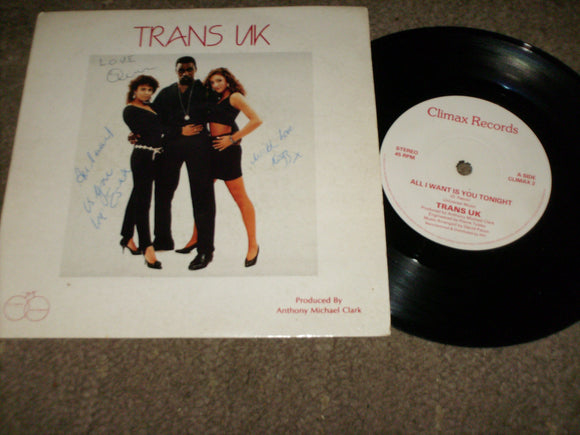Trans UK - All I Want Is You Tonight