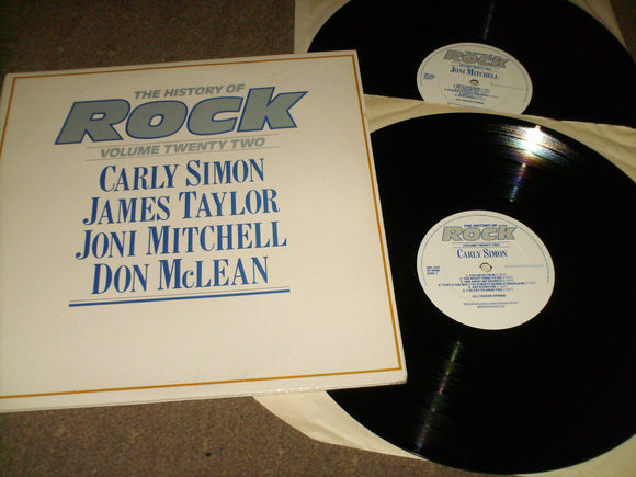 Carly Simon James Taylor Joni Mitchell Don McLean - The History Of Rock Vol 22