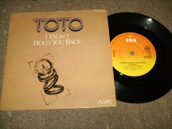Toto - I Wont Hold You Back